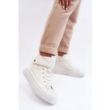 Big Star Women's Padded Platform Trainers White | Shoptok.si
