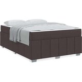  Okvir za krevet Tamno smeđa 140 x 200 cm tkanina | shoptok.hr