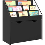  Polica za knjige za djecu s ladicama Crna 60 x 29,5 x 69 cm | shoptok.hr