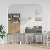 Vrata za pse s postoljem 4 pcs Siva sonoma 60 x 60 cm | shoptok.hr