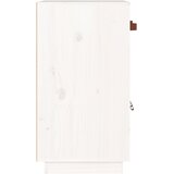 Komoda bijela 65,5 x 40 x 75 cm od masivne borovine | shoptok.hr