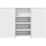  Recepcijski stol bijeli 155x50x103,5 cm od konstruiranog drva | shoptok.hr