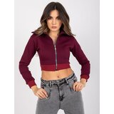 RUE PARIS Sweatshirt-RV-BL-7305.79-dark red | Shoptok.si