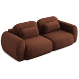 Makamii Sklopiva/s prostorom za odlaganje sofa od samta boja terakote 266 cm Kini – | shoptok.hr