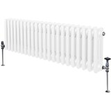 Monster tradicionalni radiator s 3 stebri - 300 x 1192 mm - bel, (21569905) Cene