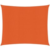 vidaXL Senčno jadro 160 g/m² oranžno 2,5x2,5 m HDPE Cene