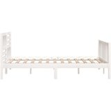  Za krevet od masivnog drva bijeli 140 x 190 cm | shoptok.hr