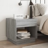  Noćni ormarić s beskonačnim LED boja hrasta 50x50x50 cm | shoptok.hr