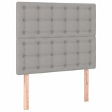  s oprugama i madracem LED svjetlosivi 120x190 cm tkanina | shoptok.hr