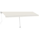 vidaXL Automatska tenda sa senzorom za vjetar LED 600 x 300 cm krem Cijene