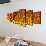  Zidne Slike na Platnu Set s Printom Drvo Javora 100 x 50 cm | Eponuda.com