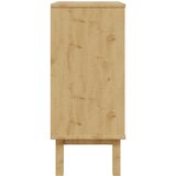  Ladičar OTTA smeđe-sivi 76,5 x 39,5 x 90 cm od masivne borovine | shoptok.hr