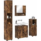  Set namještaja za kupaonicu 4 kom. Dimljeni hrast | shoptok.hr