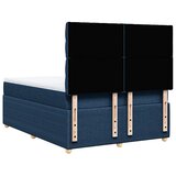  Krevet s oprugama i madracem plavi 160x200 cm od tkanine | shoptok.hr
