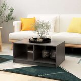 vidaXL Klubska mizica siva 75x50x33,5 cm trdna borovina | Shoptok.si