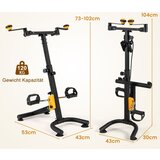  Sobno kolo s pedali, trenažer z nastavljivim krmilom, 53 x 43 x 73-102 cm | Shoptok.si