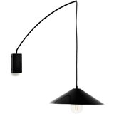Kave Home Črna stenska svetilka ø 35 cm Kally – | Shoptok.si