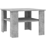  Stolić za kavu siva boja betona 60x60x42 cm konstruirano drvo | shoptok.hr