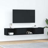 vidaXL TV ormarići 2 kom crni hrast 80x31x25,5 cm konstruiranog drva | shoptok.hr