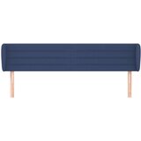  Uzglavlje s ušima plavo 163x23x78/88 cm od tkanine | shoptok.hr