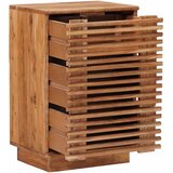  Ručno rađeni noćni ormarić Tamnije smeđi teak 40 x 30 x 60 cm | Eponuda.com