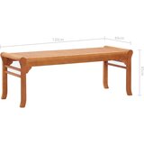  Vrtna klupa za 2 osobe 120 cm od masivnog drva eukaliptusa | shoptok.hr