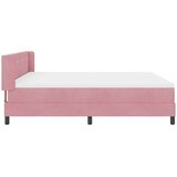  Krevet s opruga kutije Ružičasta 200 x 180 cm Baršun | shoptok.hr