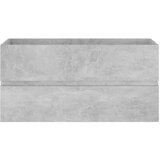 Ormarić Omarica za umivalnik z vgradnim umivalnikom betonsko siva, (20580191) | Shoptok.si