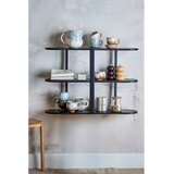 Bloomingville Črna večnivojska polica 80 cm Vicente – | Shoptok.si