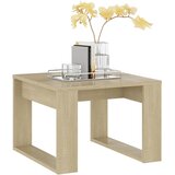  Bočni stolić boja hrasta sonome 50x50x35 cm konstruirano drvo | shoptok.hr
