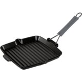 Staub Square Grill Pan 24cm cast iron, black, induction | shoptok.hr