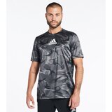 Adidas Muška majica za fitnes M CAMO GT1 GP2646 tamnosiva