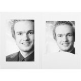 DAIBER 1x100 portrait folders w. passepartout 10x15 white matt | shoptok.hr