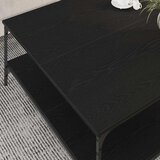  Kava Stol Crni hrast 100 x 100 x 40 cm Konstruirano drvo | Eponuda.com