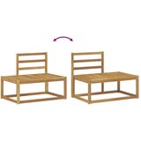  Zunanji končni kavč 2 Kos Bela 182,5 x 63 x 73 cm, (5000269386) | Shoptok.si