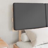  Krevetni okvir s tapiciranim uzglavljem Tamno siva 120 x 200 cm | shoptok.hr