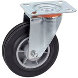 DÖRNER + HELMER 715872 TPE okretni kotač 125x35.5mm, Rola, ploča 100x85mm, PP obod sivi, Trkr. 100 kg Cijene