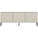 WOOOD Svetlo siva TV omarica iz masivnega bora 150x56x44 cm New Gravure – Cene