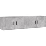  Zidni TV ormarići 2 kom siva boja betona 80x34,5x40 cm | Eponuda.com
