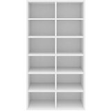 vidaXL stalak za cipele bijeli 54 x 34 x 100,5 cm konstruirano drvo | shoptok.hr