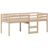  Visoki krevet s krovom 75 x 190 cm od masivne borovine | shoptok.hr