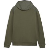 Puma muška dukserica s kapuljačom i zatvaračem tech Material Mix (zelena) | shoptok.hr