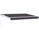  Povlačivi tende Antracit 2,5 x 2 m 100% Poliester i Aluminij | shoptok.hr