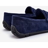 Boto marka niezdefiniowana Men's Suede Moccasins Dark Blue Wesley | shoptok.hr