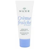 Nuxe creme fraiche de Beauté moisturising rich cream dnevna krema za lice za vrlo suhu kožu 30 ml za žene