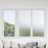 vidaXL Samolepljiva okenska folija Zamrznjena siva 90 x 1000 cm PVC | Shoptok.si
