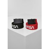 MT Accessoires NASA Belt 2-Pack Extra Long Black/Red Cene