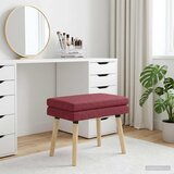  Klupa s dvostrukim slojem Vinska crvena 60 x 40 x 46 cm Tkanina | Eponuda.com