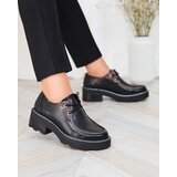Resti Black women's half boots on a solid sole Dobbin | Shoptok.si