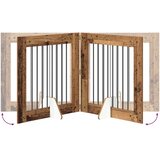  Vrata za pse z stojali 4 pcs Star les 80 x 80 cm Inženirski les, (5000232722) | Shoptok.si